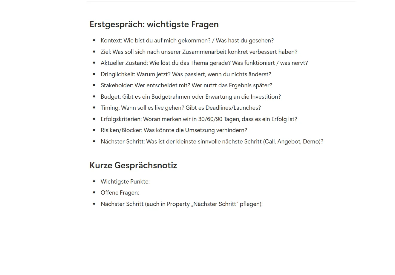 Notion Datenbankvorlage nutzen