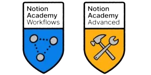 Notion Certified Badges