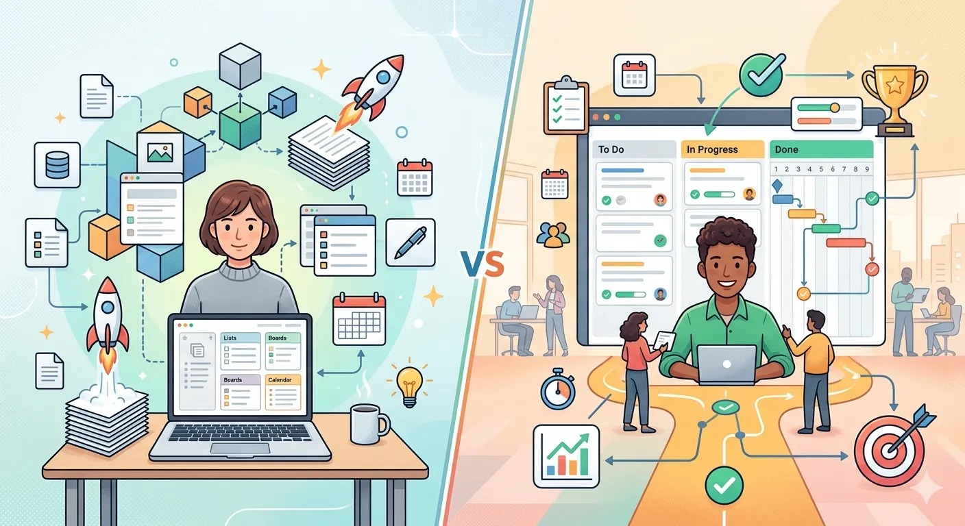 Notion vs Asana im Vergleich