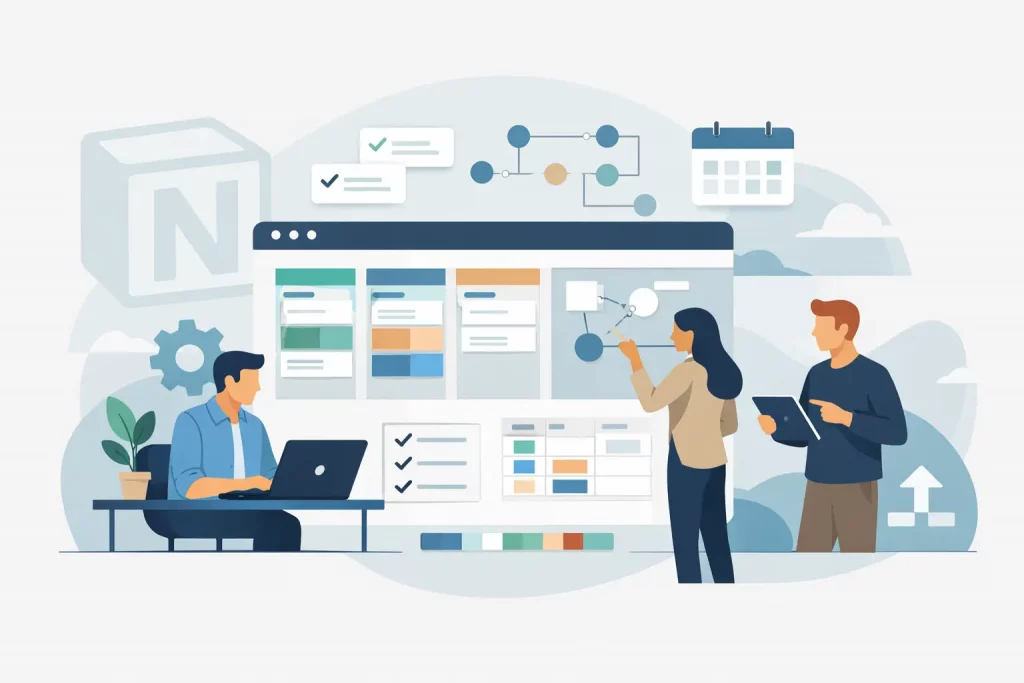 Agentur Prozesse in Notion richtig aufbauen